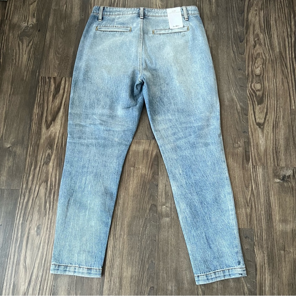 Sam Edelman NEW The Morrison Trouser Light Wash Jeans